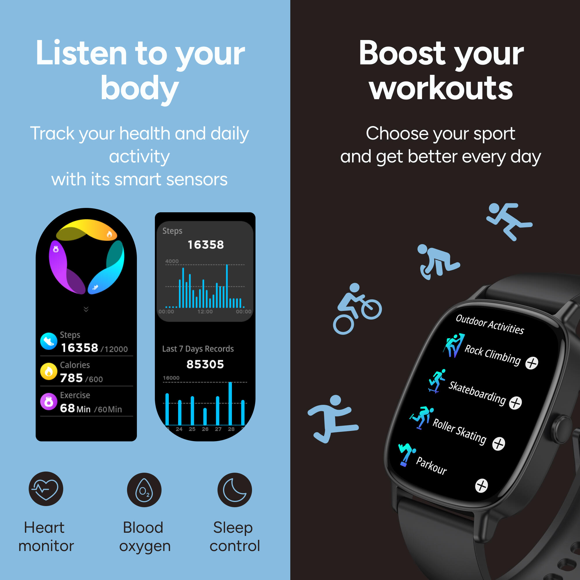 KSIX Pulse Smartwatch 6/7