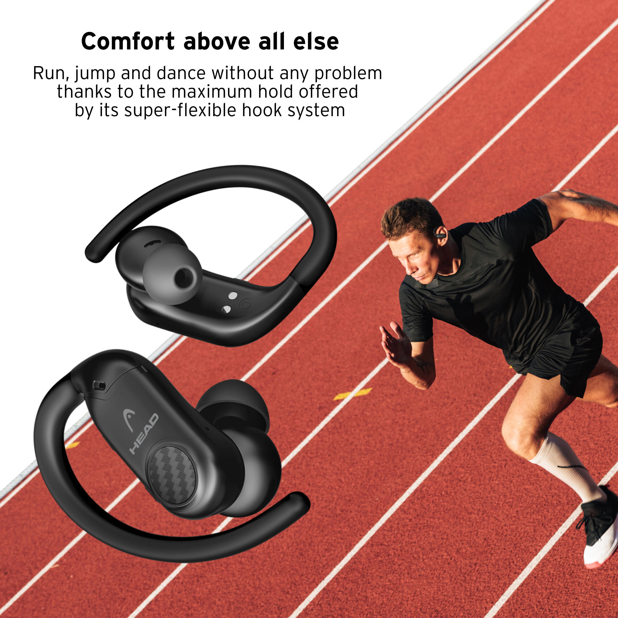 Auriculares inalámbricos HEAD Flex Hooks 5/7