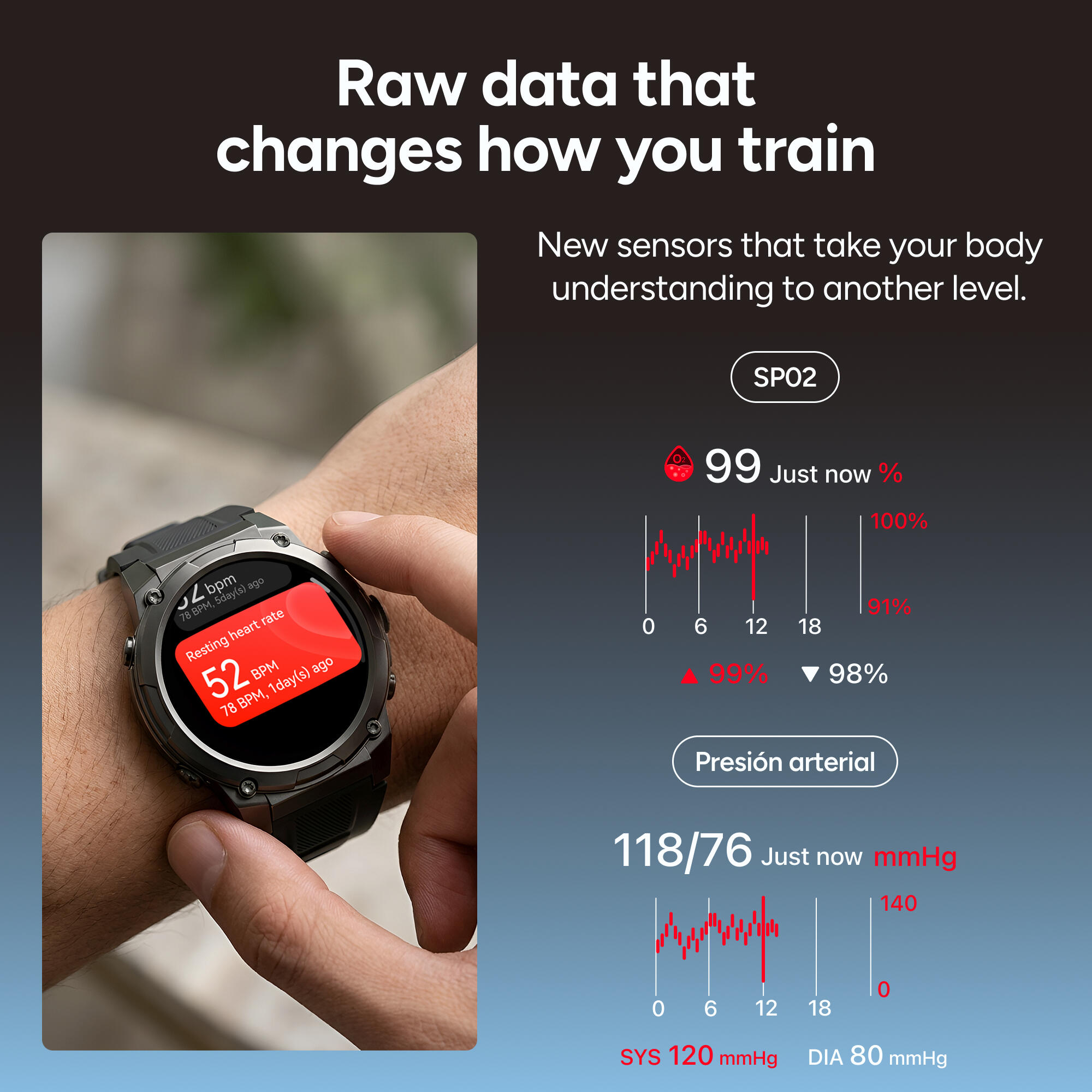 KSIX Explorer 2 Go Smartwatch met dual-band GPS 6/7