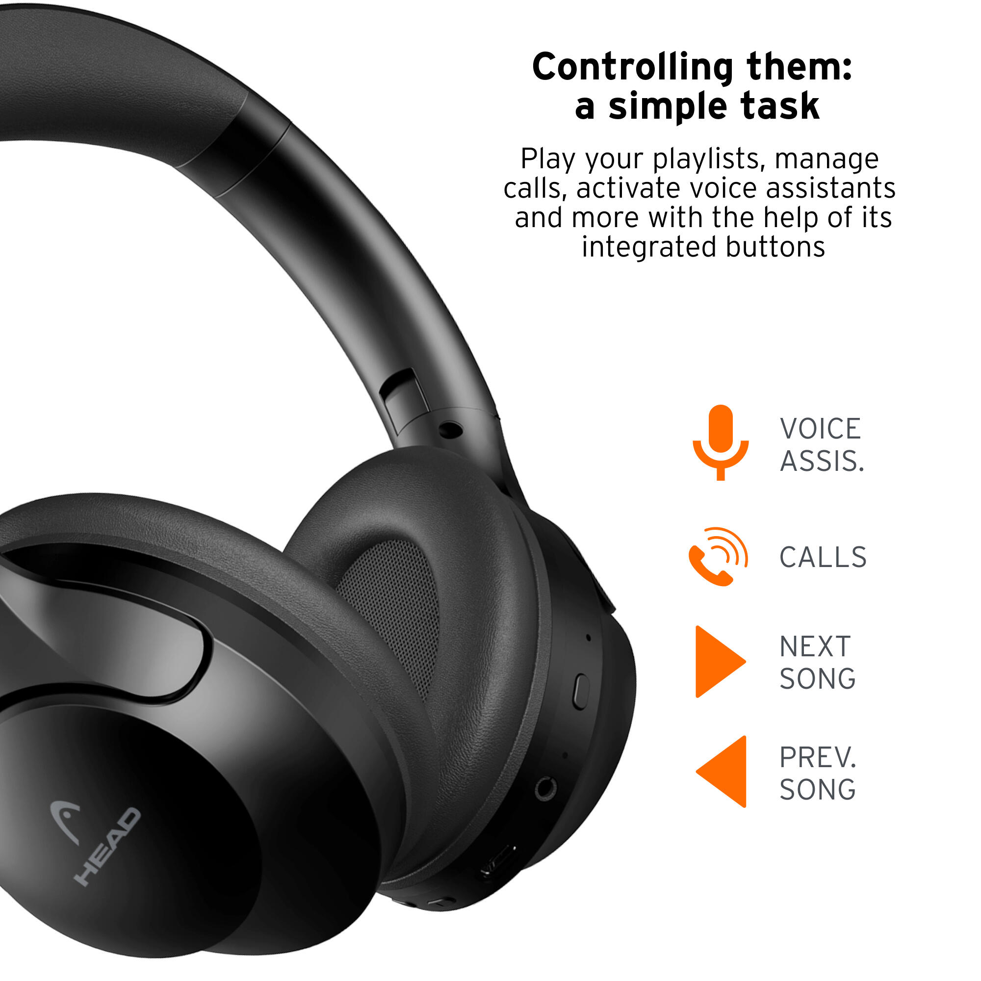 Cuffie wireless HEAD 6/7