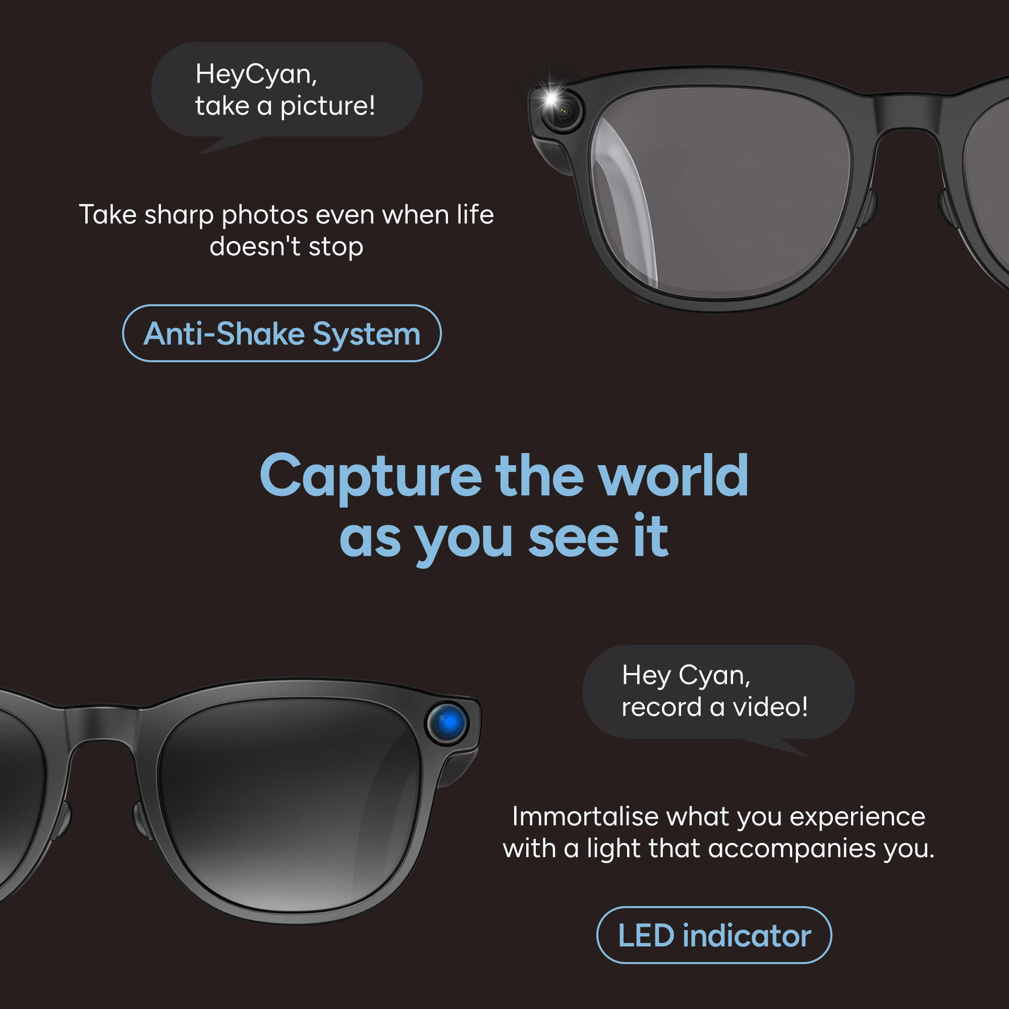 KSIX Spectrum AI Smart Glasses 3/7
