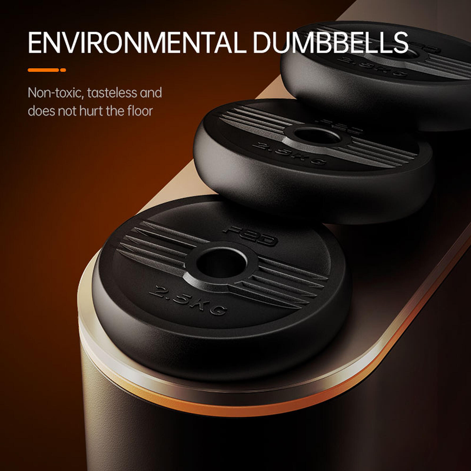 Halter + stang + kettlebell + sensor kit Xiaomi Fed V2 40kg 6/8
