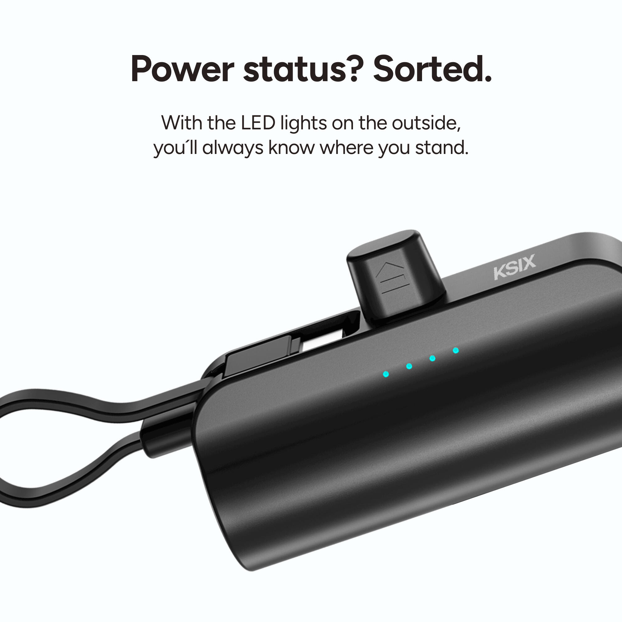 KSIX 5000mAh draagbare powerbank 7/7