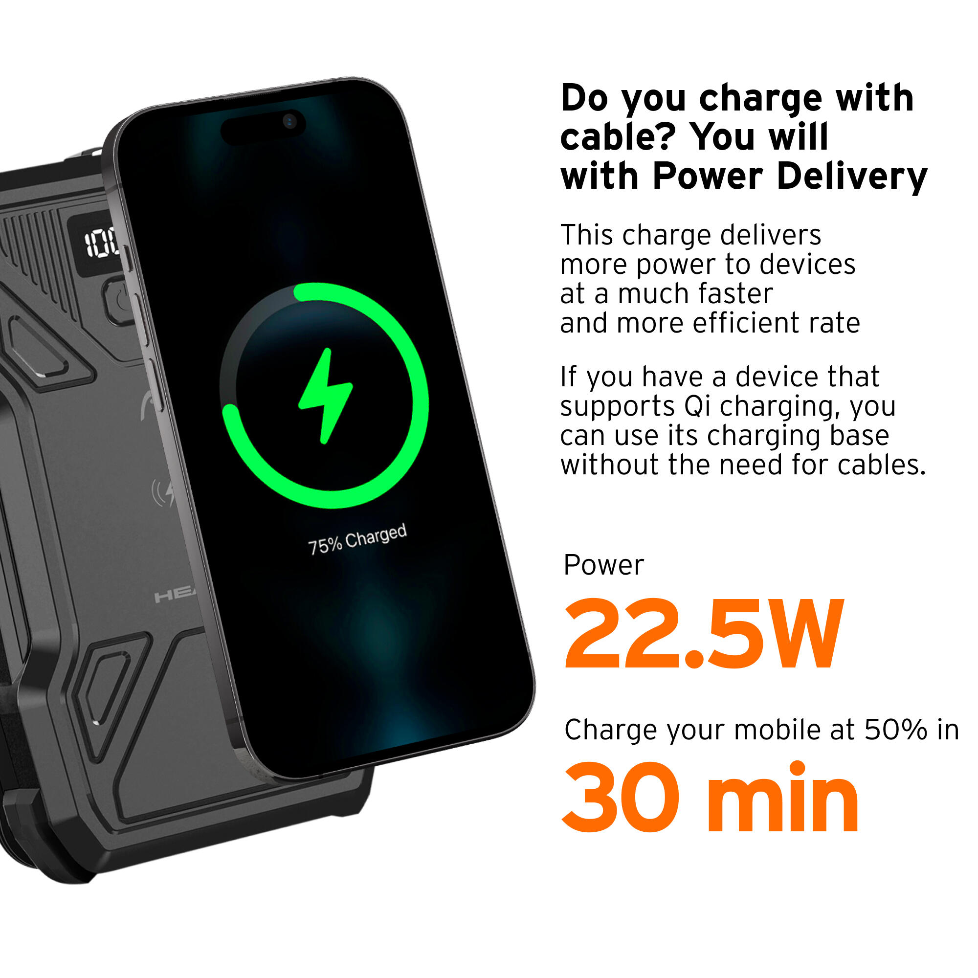 Batterie externe solaire HEAD 10 000 mAh 4/6