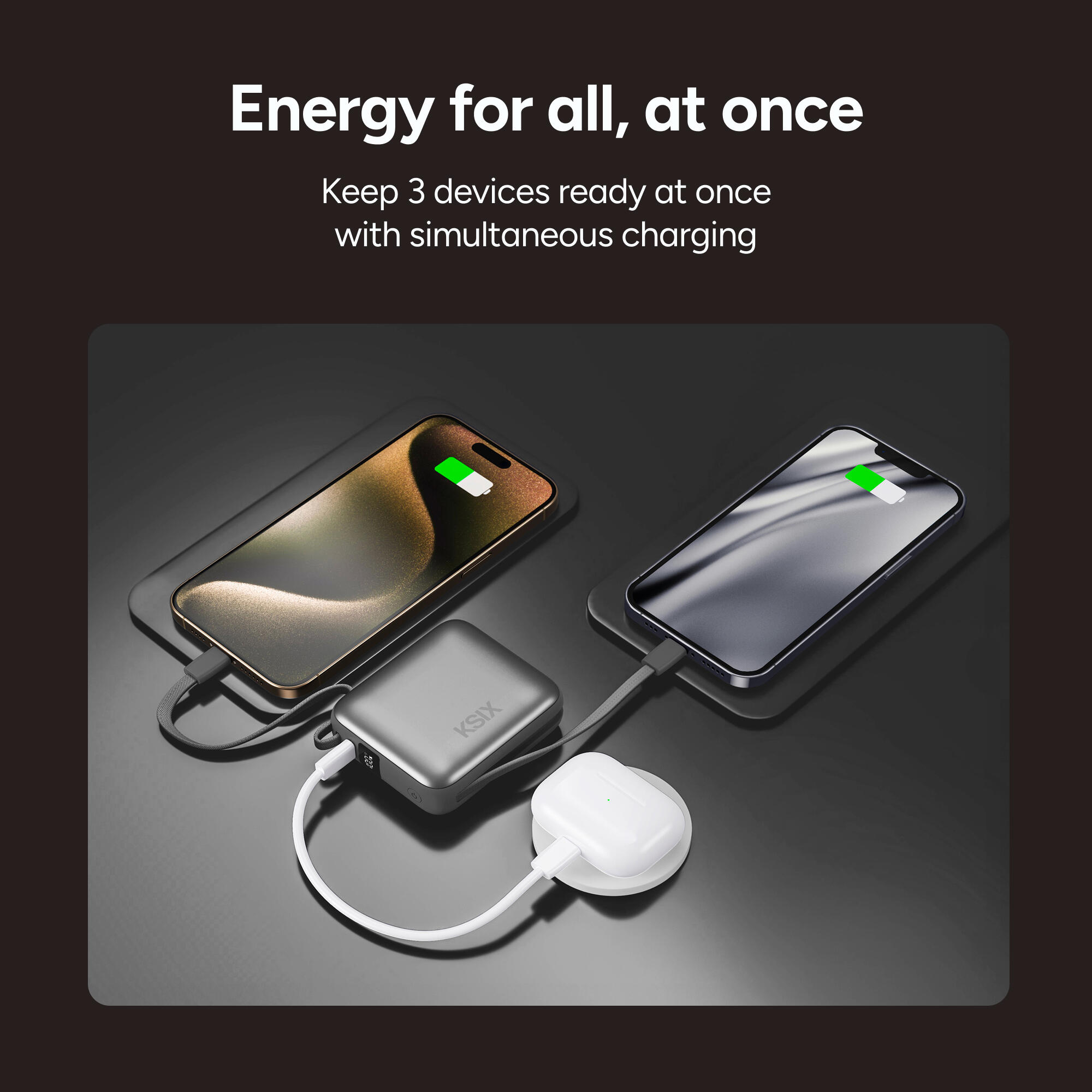 KSIX 10.000 mAh Powerbank 6/7