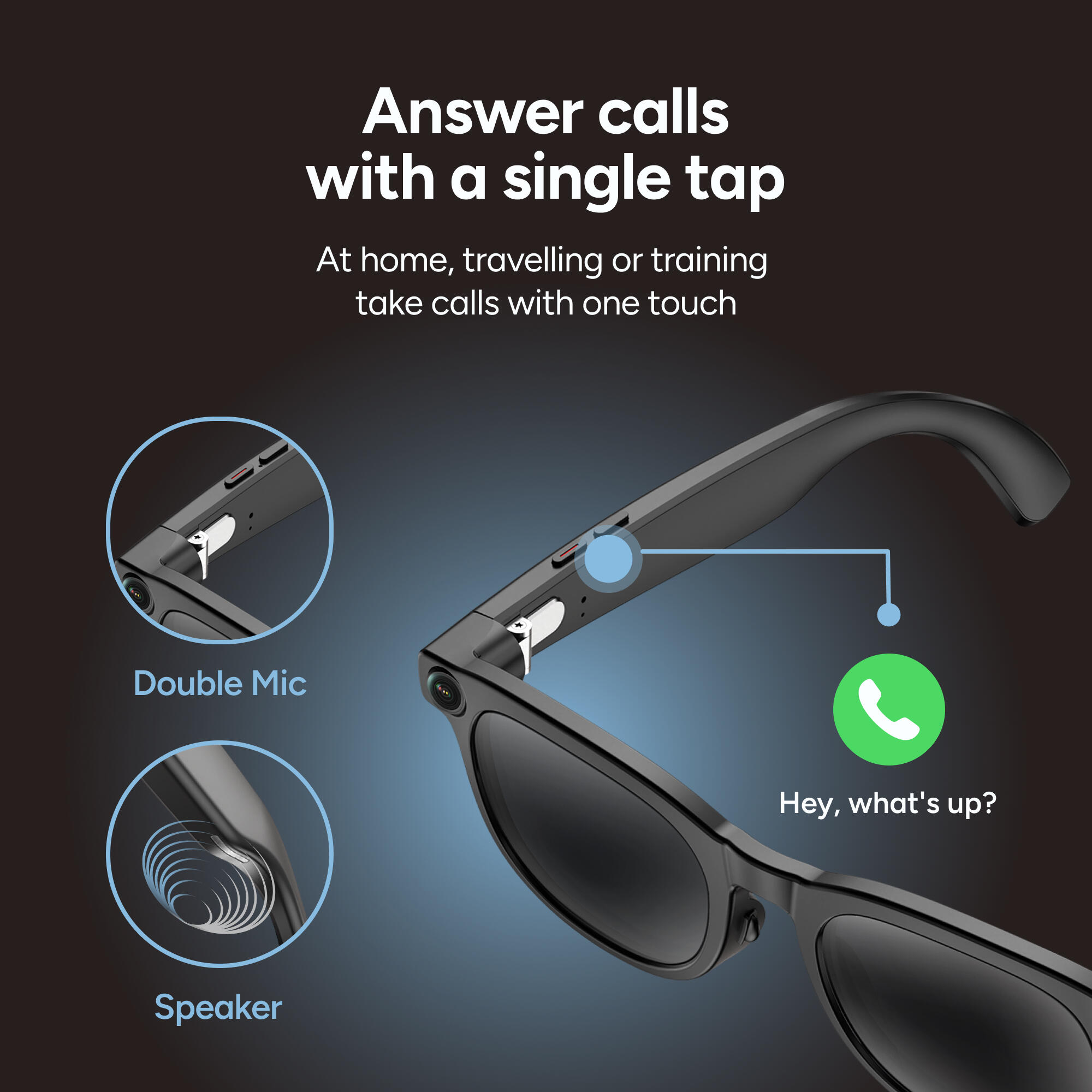 KSIX Spectrum AI Smart Glasses 6/7