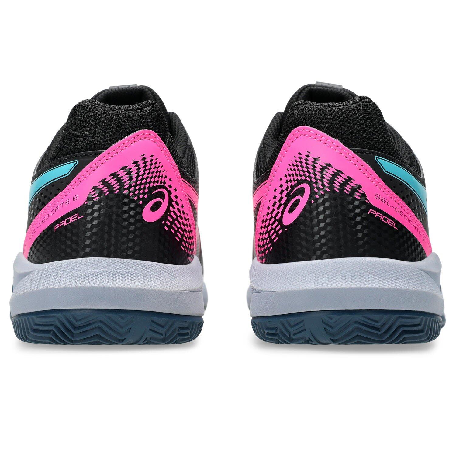 Tenis Y Padel Hombre - ASICS Gel Dedicate 8  PADEL - Black/Energy Aqua 6/7