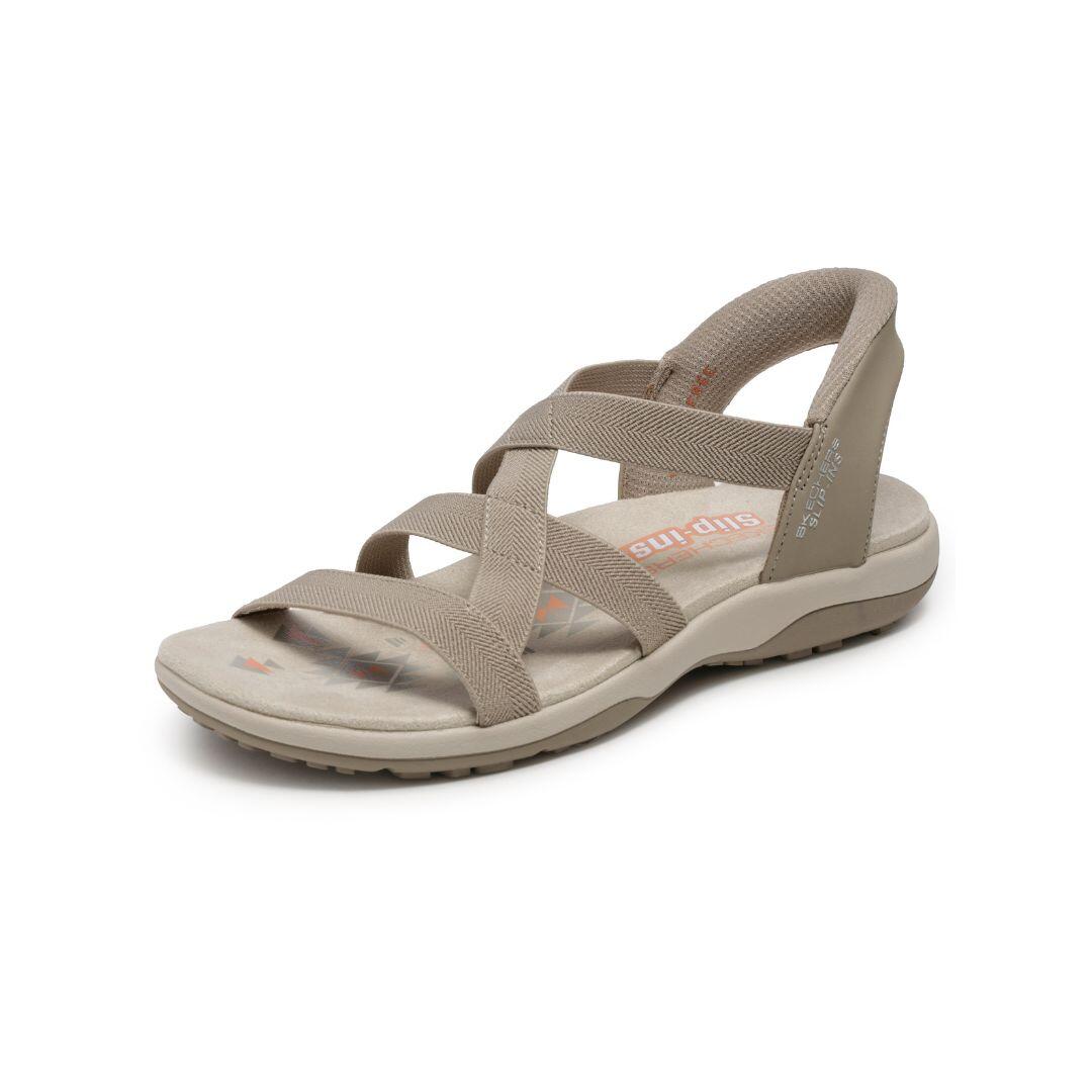 Sandalias mujer Skechers Slip-Ins Reggae Slim con tiras elásticas, calce fácil 3/5