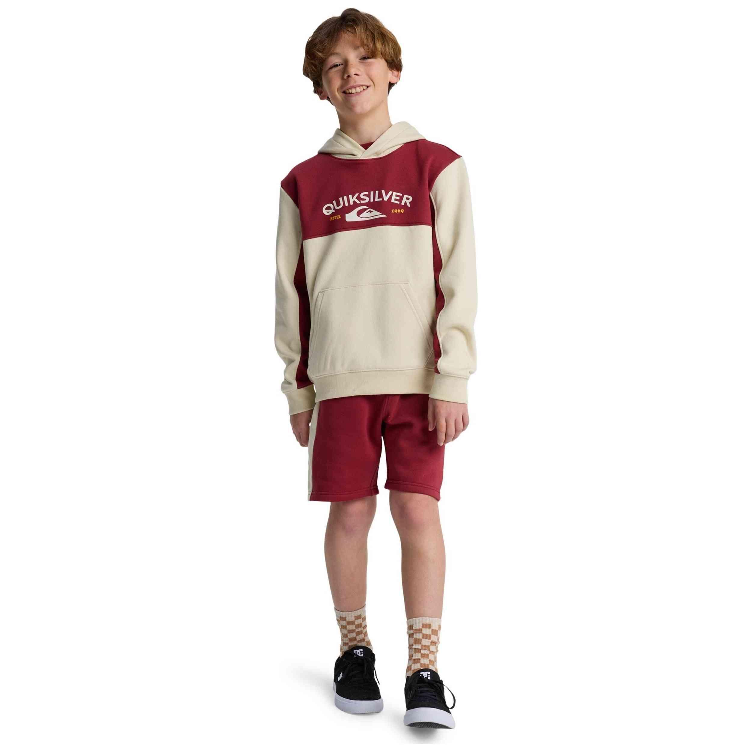 Felpa con cappuccio Quiksilver modello KNOWLEDGE AREA (WBS0) per ragazzi 5/5