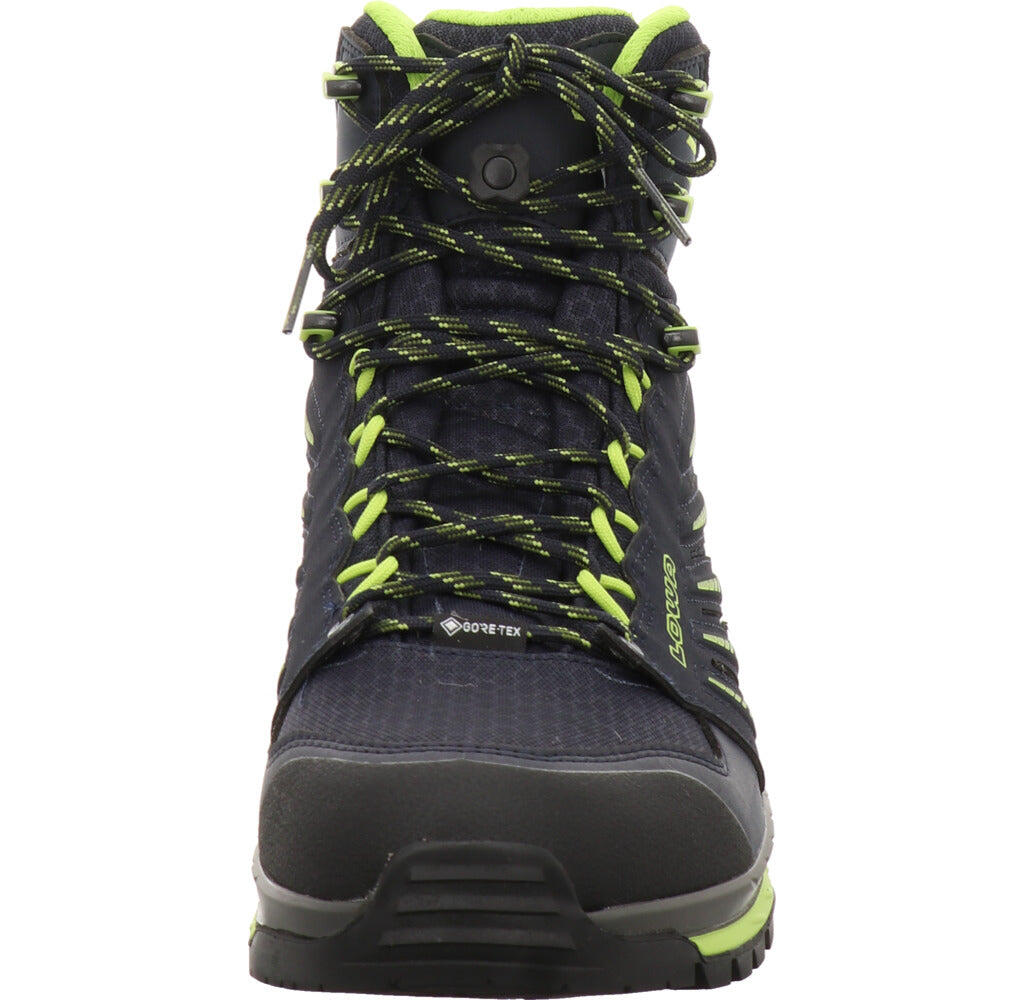 Lowa TREK EVO GTX MID Gore-Tex Berg-/Wanderschuhe marine/limette, Vibram-Sohle 3/5