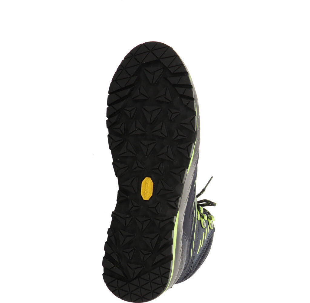Lowa TREK EVO GTX MID Gore-Tex Berg-/Wanderschuhe marine/limette, Vibram-Sohle 5/5
