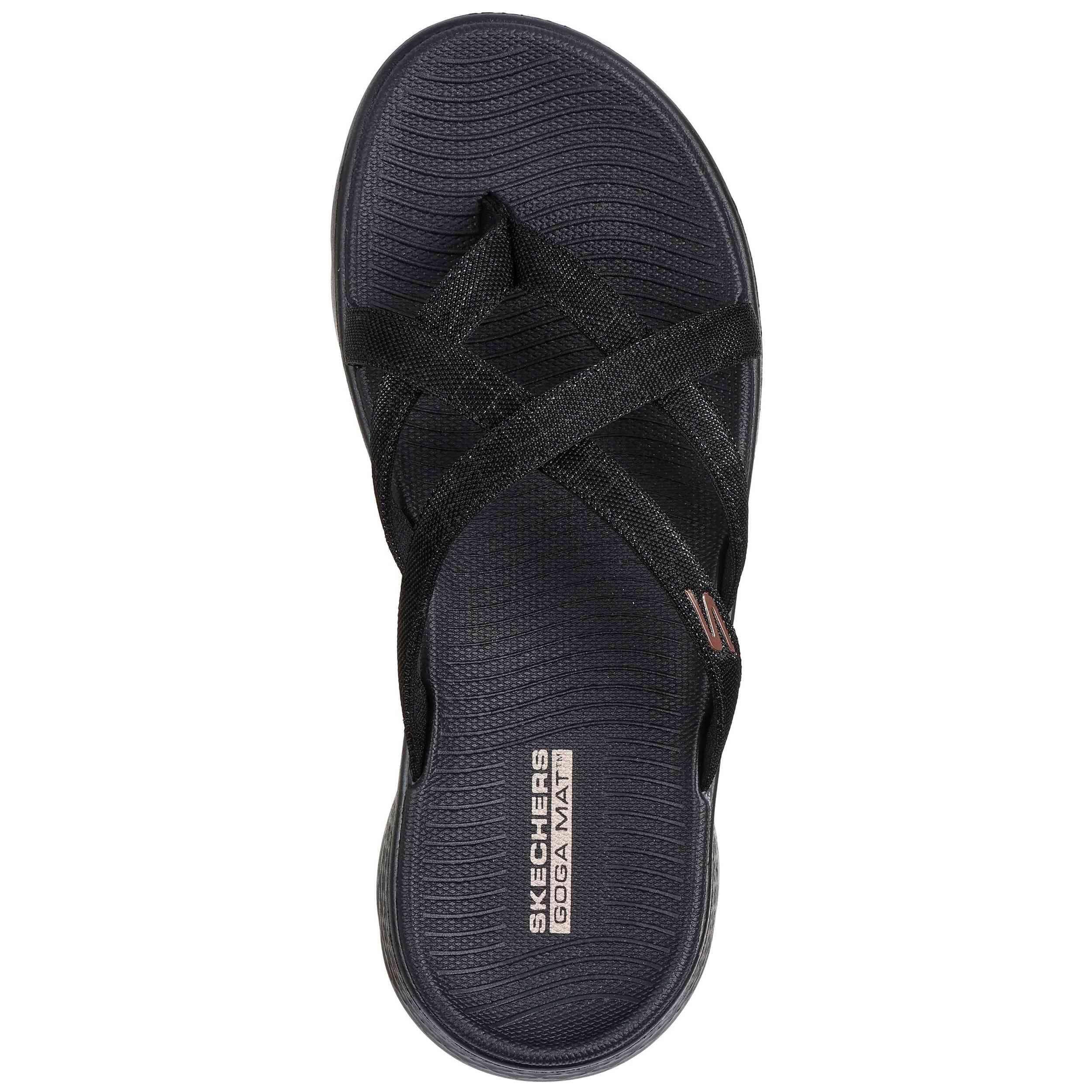Sandalias Skechers modelo 141461-BBK para mujer 3/5
