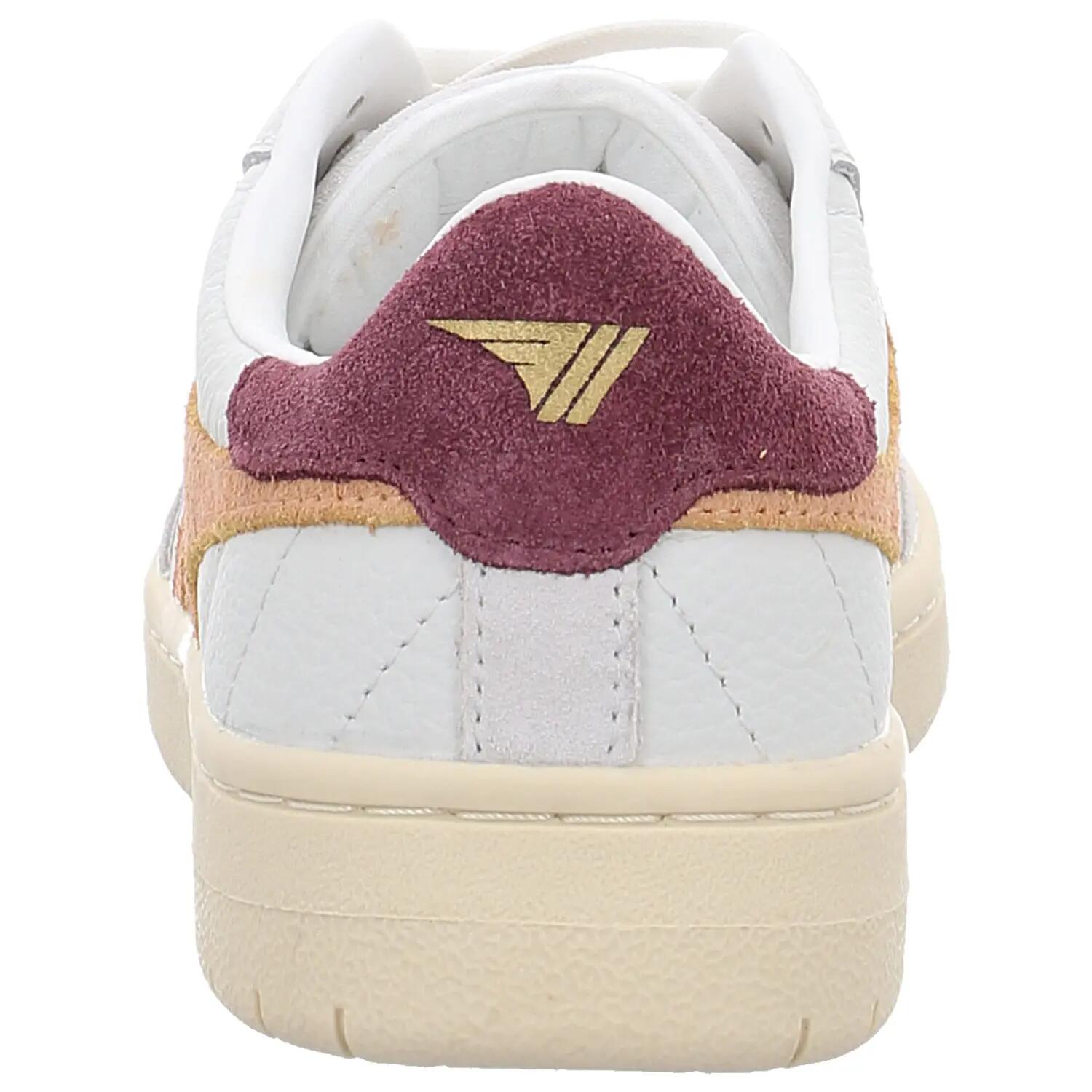 Gola női CLB415-WR alacsony szárú sneaker, valódi bőr, fehér 5/5