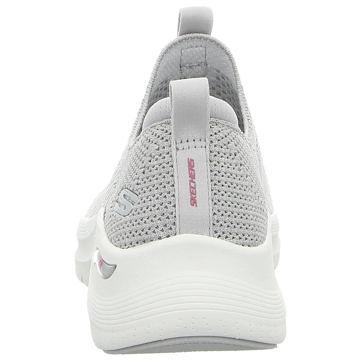 Skechers Damen 150055 LTGY Sportlicher Slipper Textil in grau 5/5