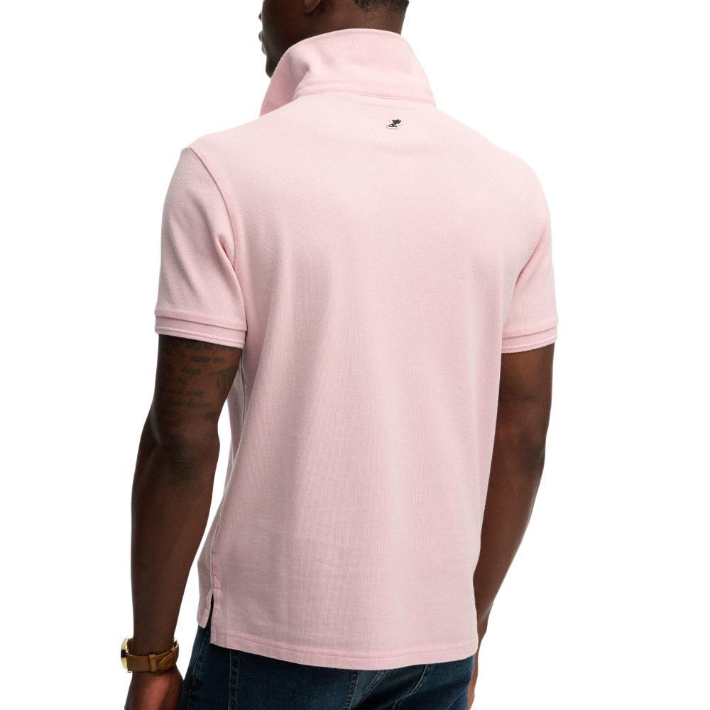 Polo Rose Clair Homme Superdry Classic Pique 2/2