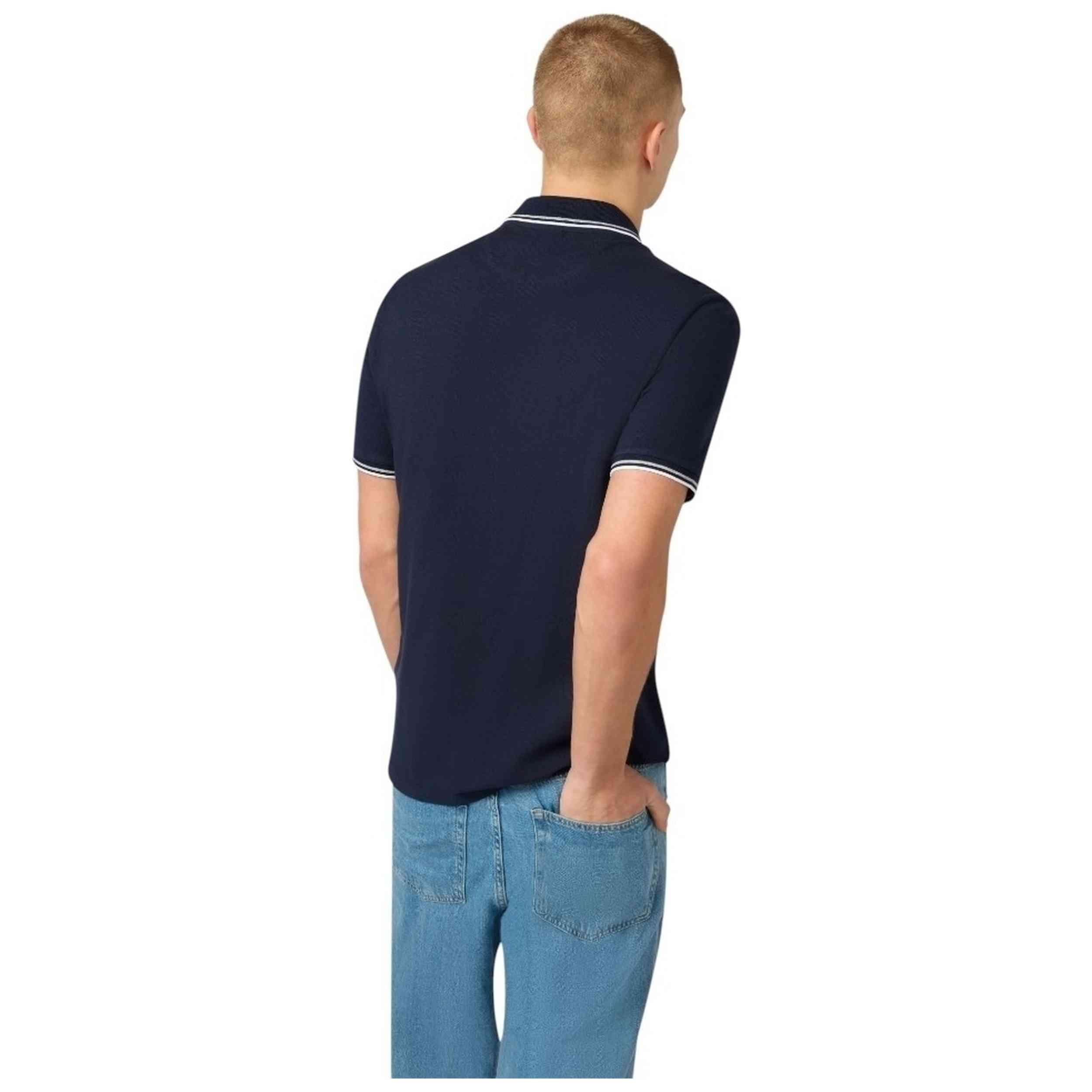Polo uomo Champion Polo Gallery in cotone piqué – Standard Fit, leggera Blu  S 3/4
