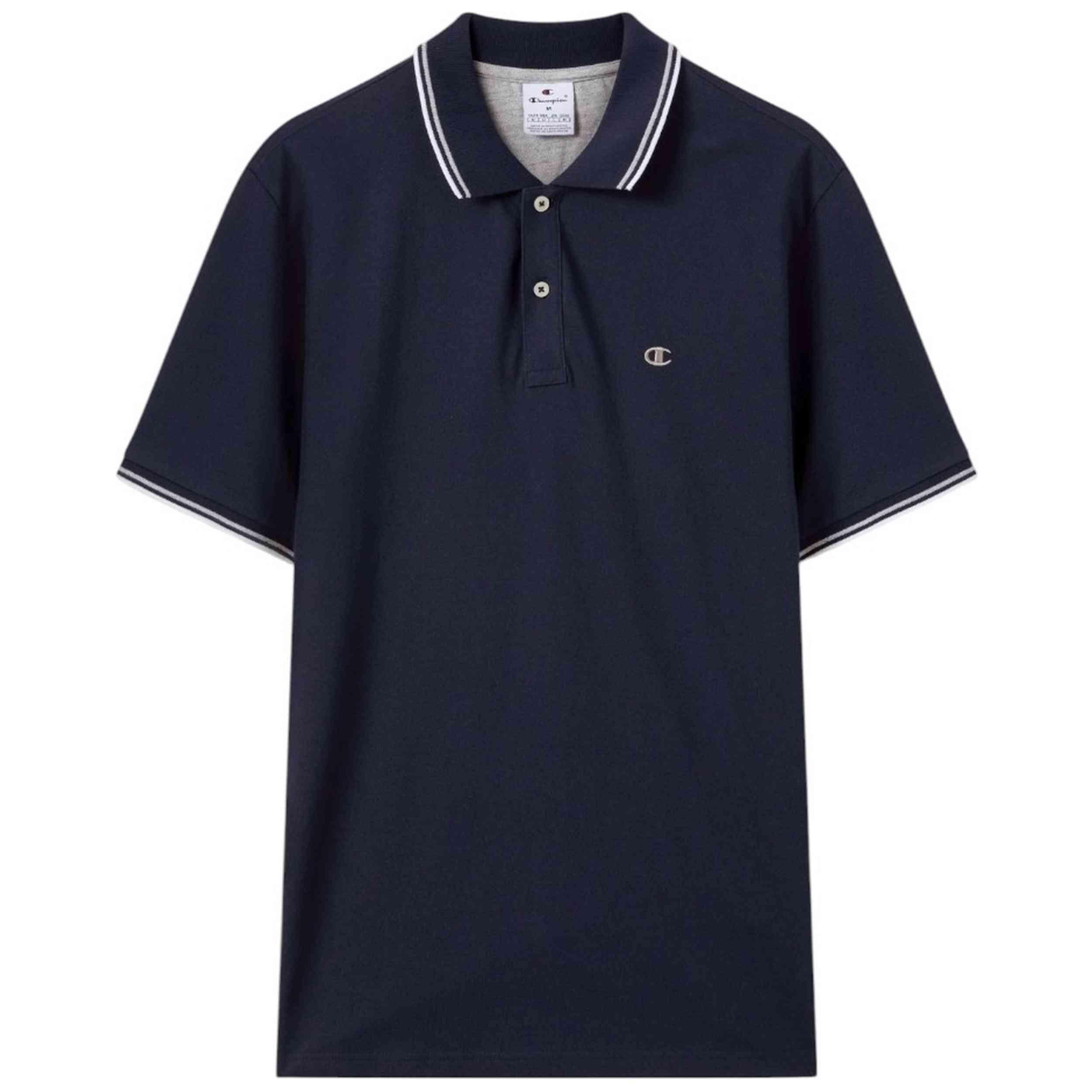Polo uomo Champion Polo Gallery in cotone piqué – Standard Fit, leggera Blu  S 4/4