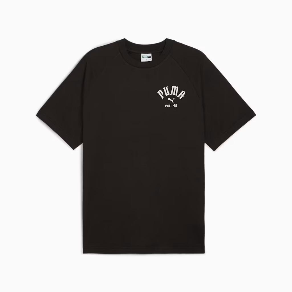 T-shirt casual z nadrukiem Puma Classics Play Loud 2/7