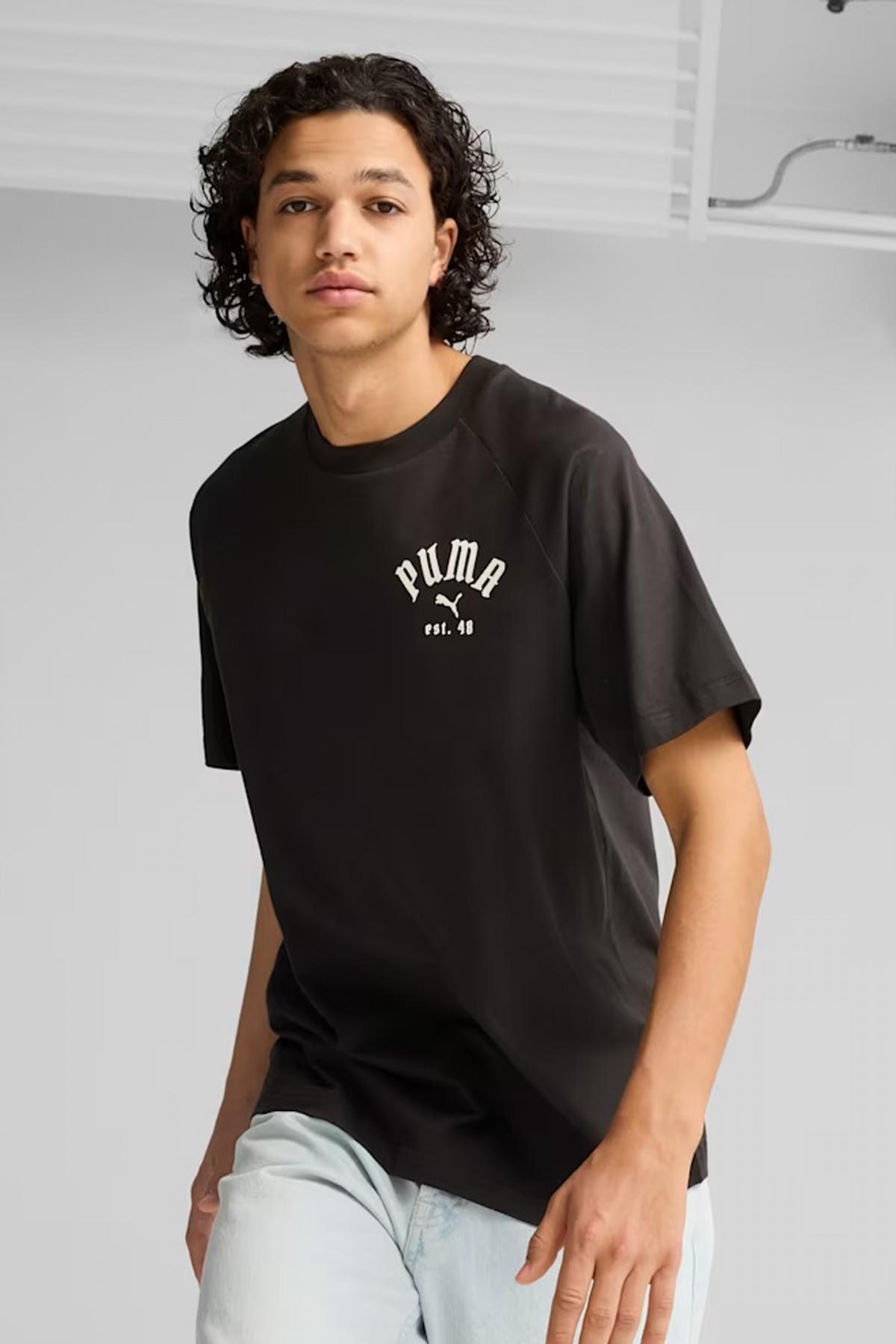 T-shirt casual z nadrukiem Puma Classics Play Loud 5/7