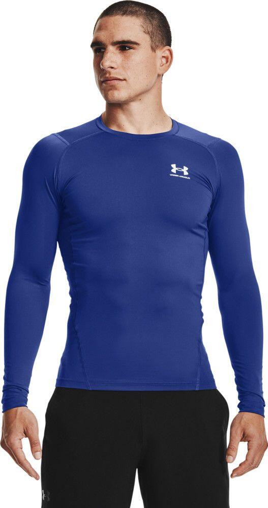 Under Armour Heatgear Armour Men's Blue Compression Long Sleeve Jersey 4/7