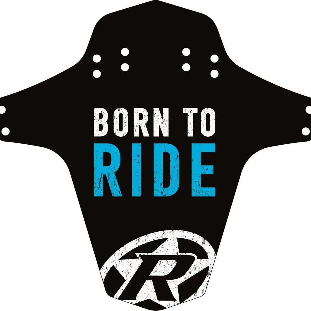Front Born To Ride Blue Front Fender Blue