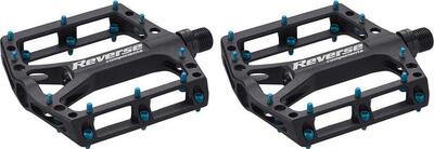Reverse black one pedals black / light blue