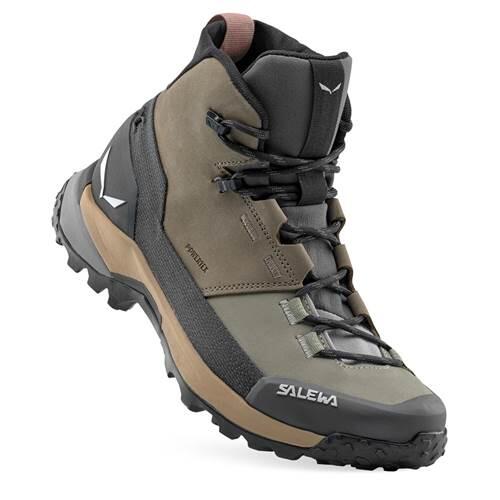 Damen-Wanderschuhe Salewa Puez Leather Mid PTX 3/5