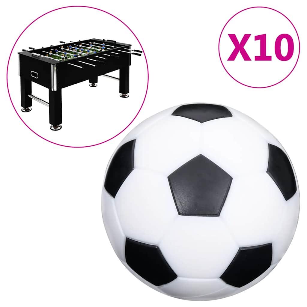Vidaxl Balones para Mesa de Fútbol Set de 10 - 32 mm ABS 1/4