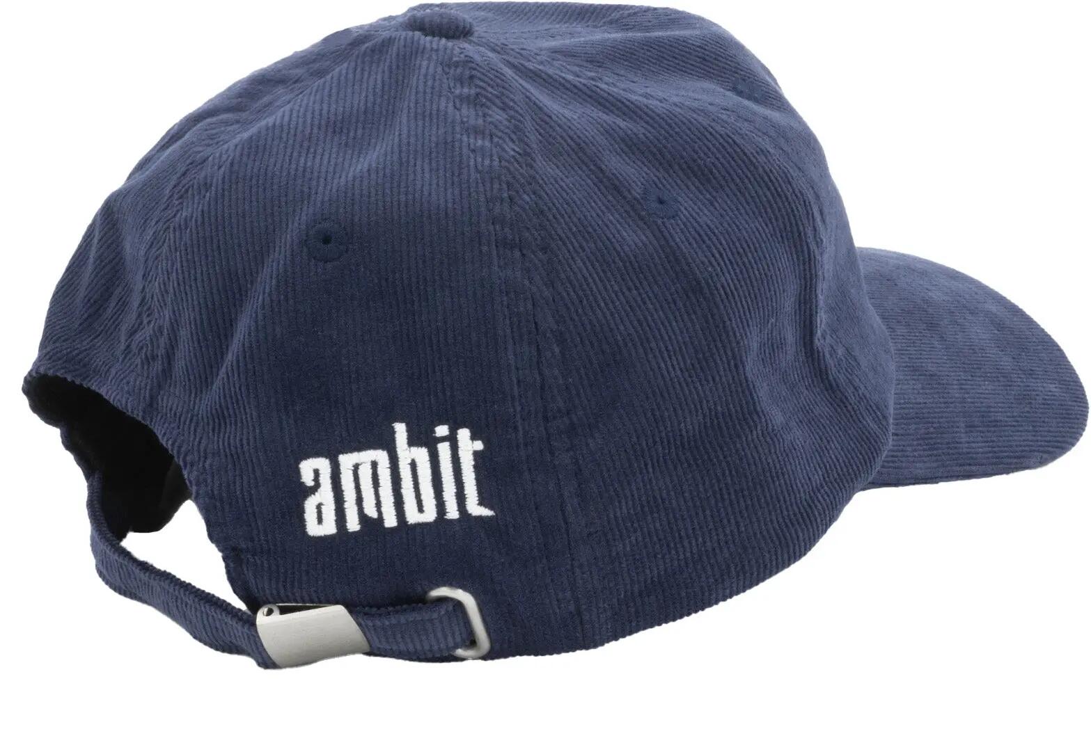 Casquette Ambit® Heritage en velours côtelé bleu - taille unique 2/2