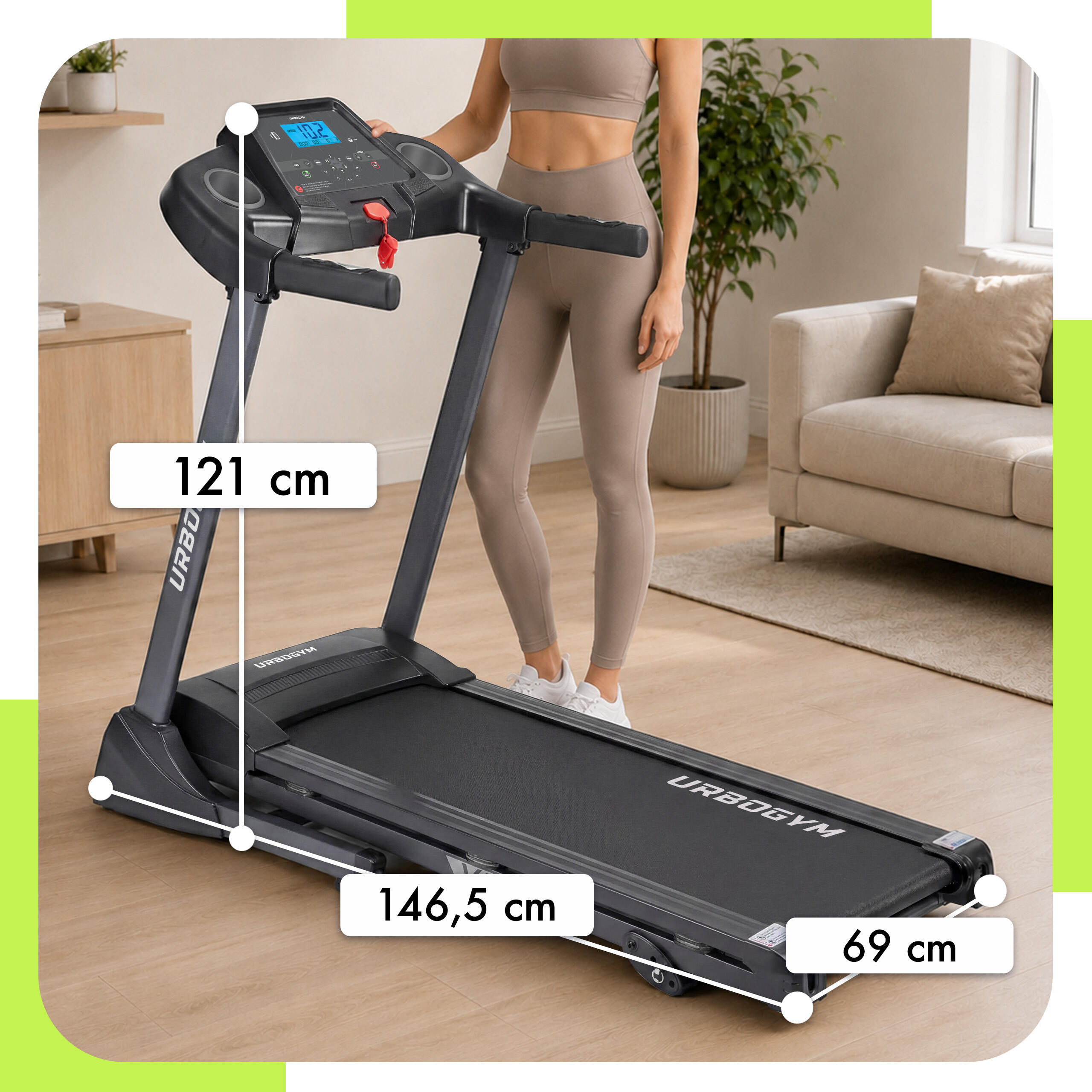 Bieżnia elektryczna Urbogym V520 7/7