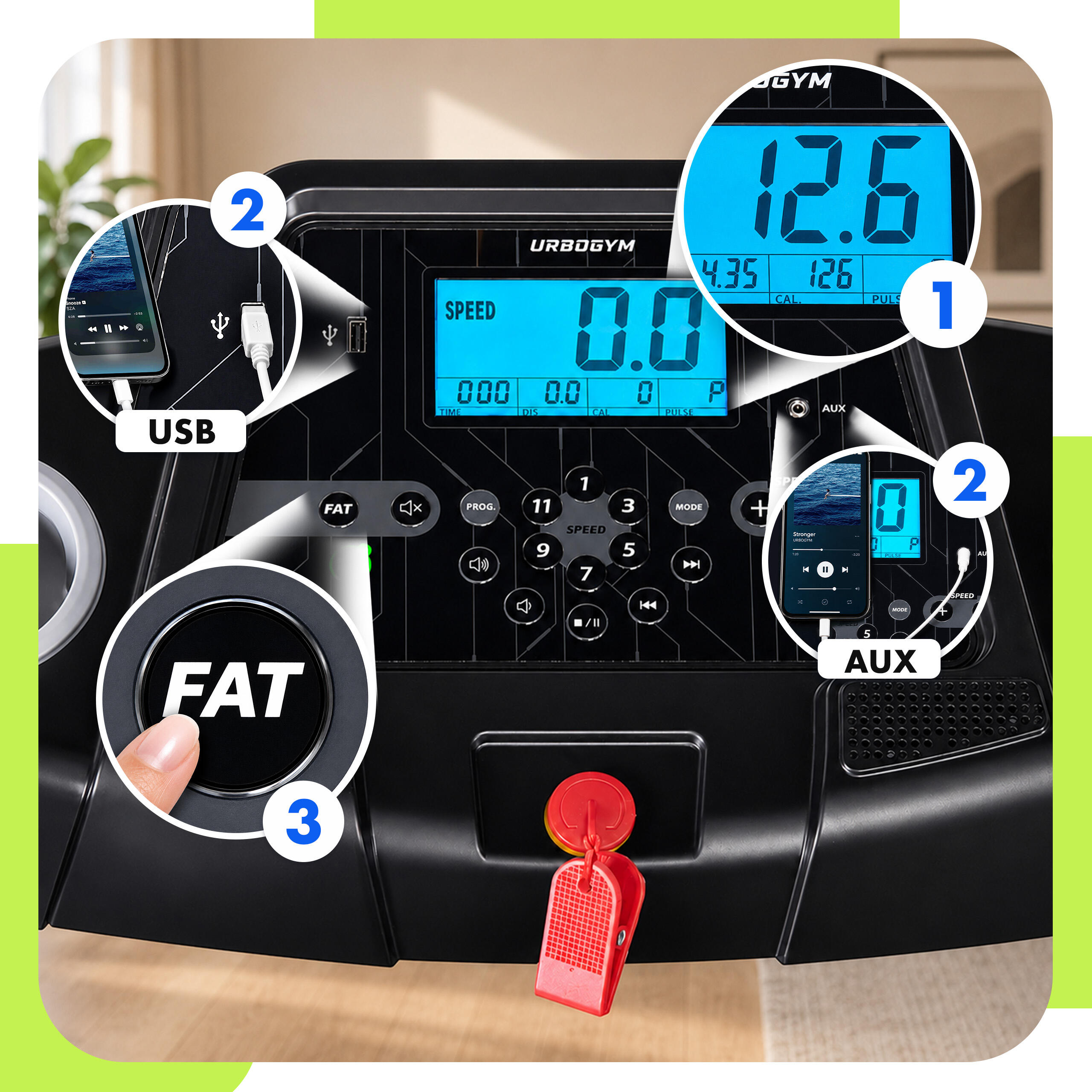 Bieżnia elektryczna Urbogym V520 6/7