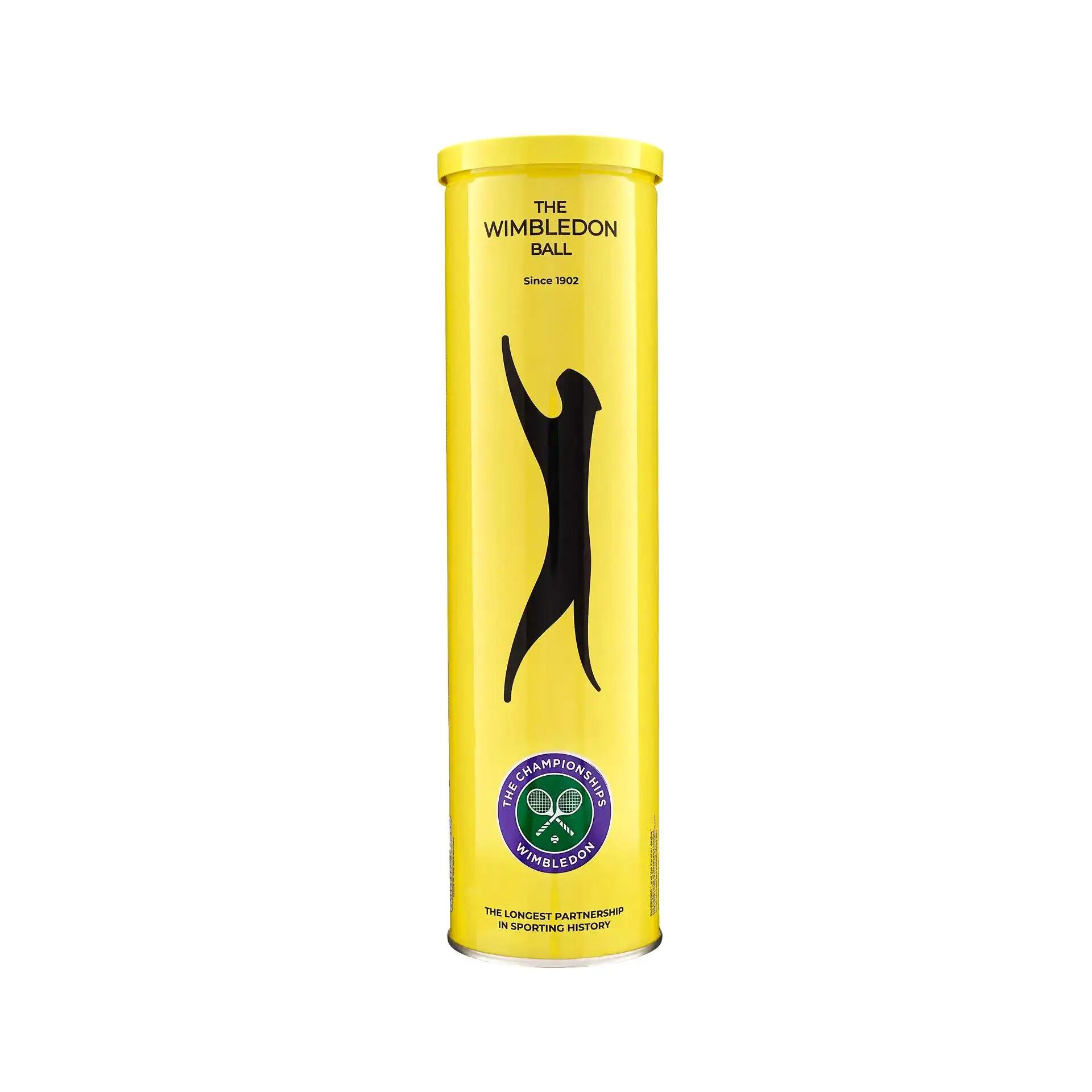 Tennis ball Slazenger Wimbledon 2024 (x4) 3/4