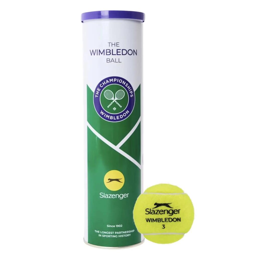Tennis ball Slazenger Wimbledon 2024 (x4)