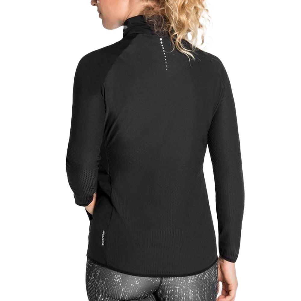 Odlo Zeroweight Damen Laufjacke Schwarz 3/5