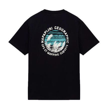 t-shirt crop top S-VIGNONI BACK SS HOMME noir