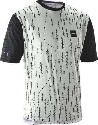 Maillot Manches Courtes Leatt Trail 3.0 Rouge Homme