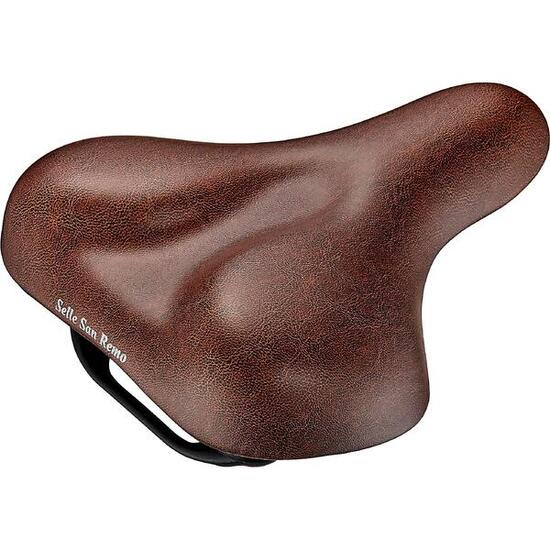 Comfortabel Zadel Selle San Remo Lugano Bruin voor Fietsen