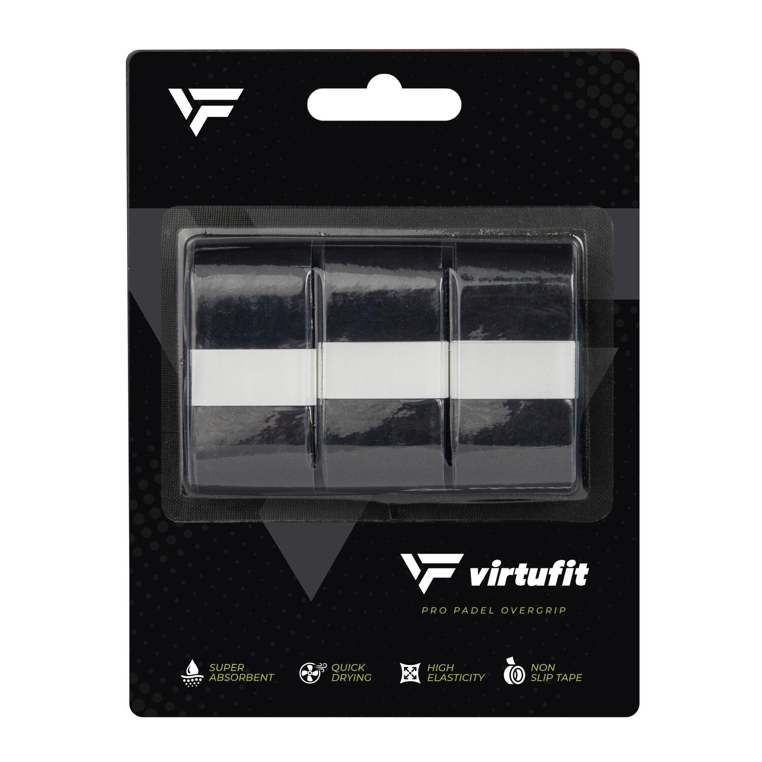 Pro Padel Overgrip - Zwart - 9 Stuks 6/6