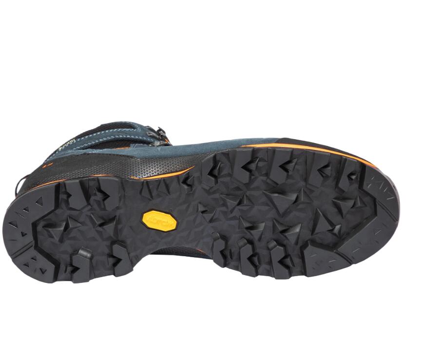 Chaussures de randonnée hautes et imperméables pour hommes Acier/Orange 4/6