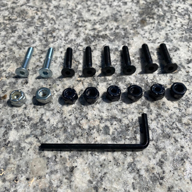 Trigger Set de vis Allen 1" Noir/Gris 2/2