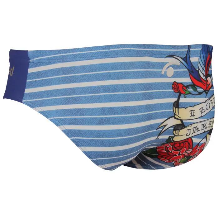 Jaked Slip de bain Love - Bleu 3/5