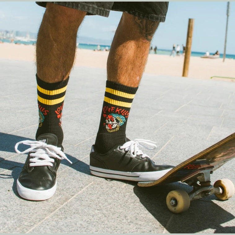 Socken American Socks Love Kills Mehrfarbig 6/7