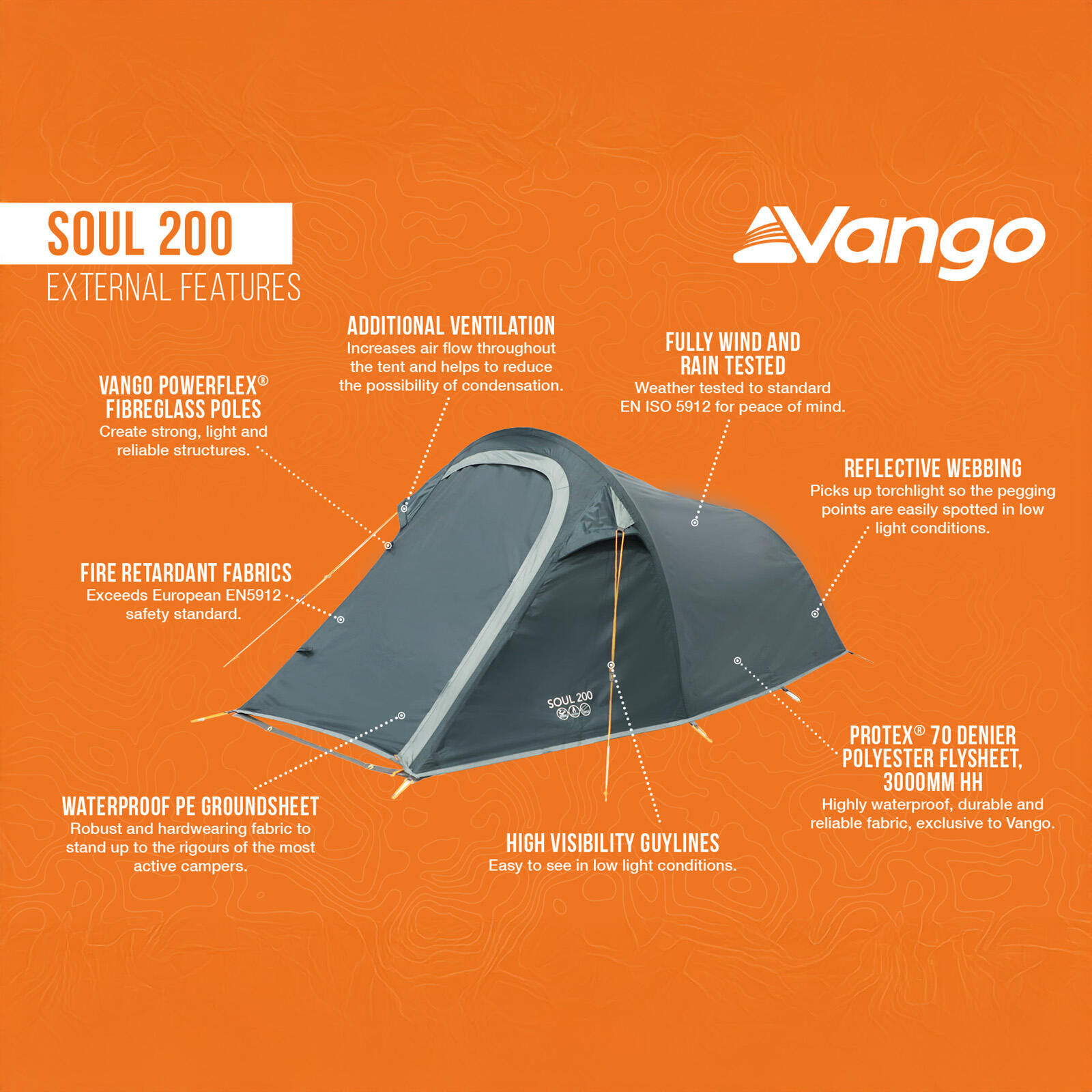Namiot kempingowy 2-osobowy Vango Soul 200 Peridot Green 3/7