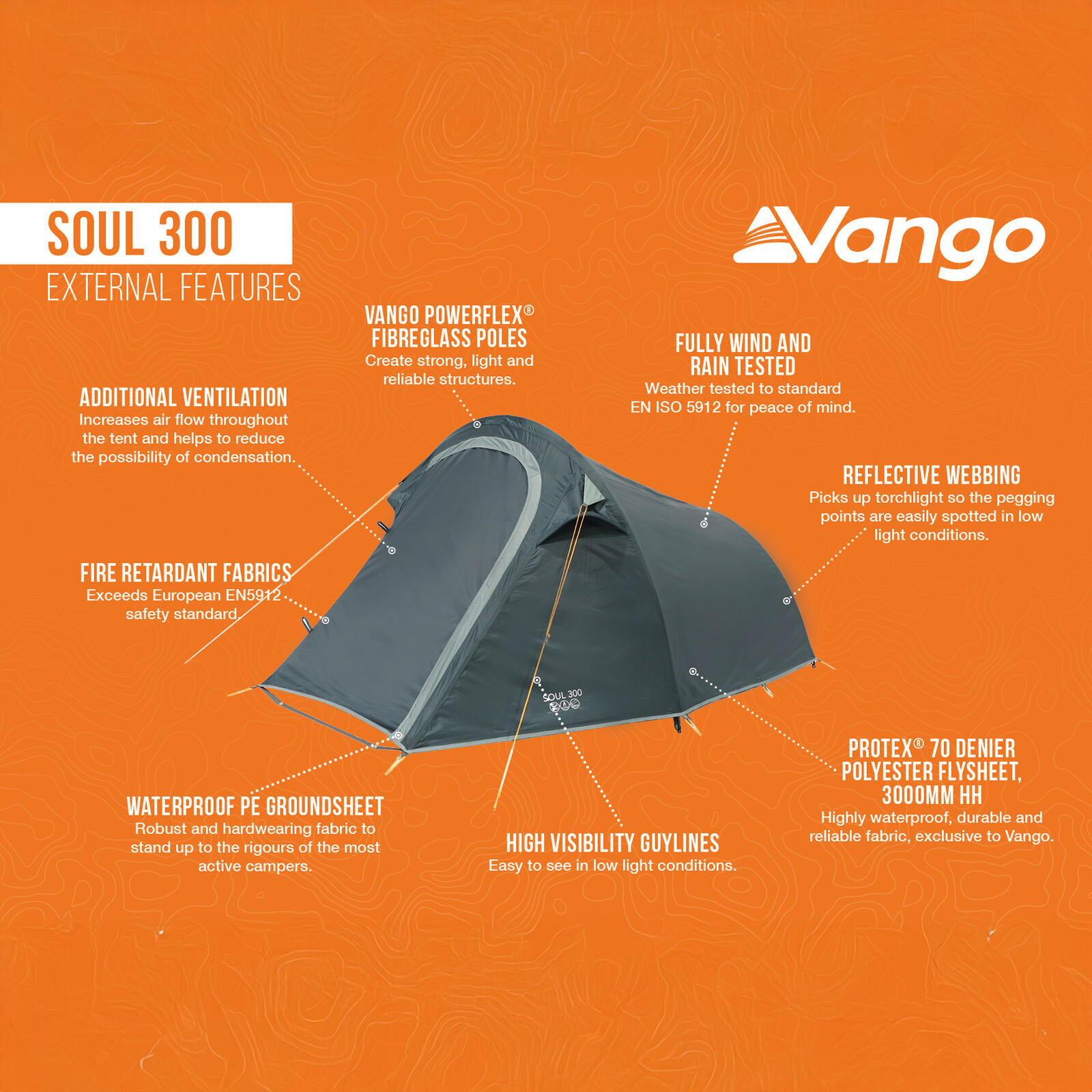 Namiot 3 osobowy Vango Soul 300 Peridot Green 3/7