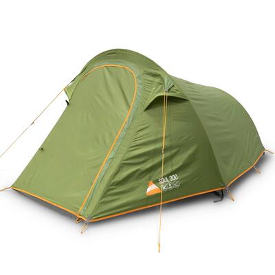 Soul 300 trekking tunnel campingtent 3 personen outdoor fietstent