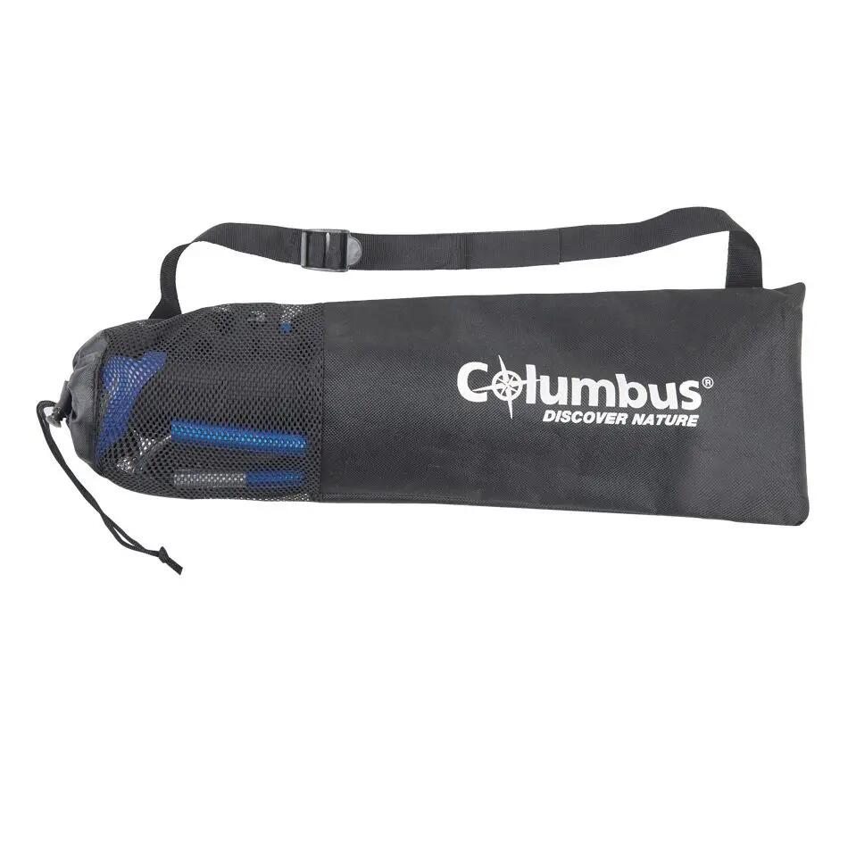 Par Bastones de trekking plegables Aluminio Columbus outdoor Tra7075 s azul 4/5