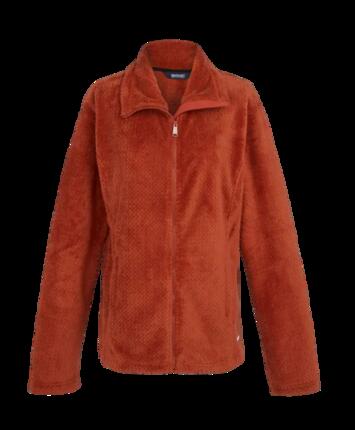 Polaire longue zippée pour femmes Taupe chaud