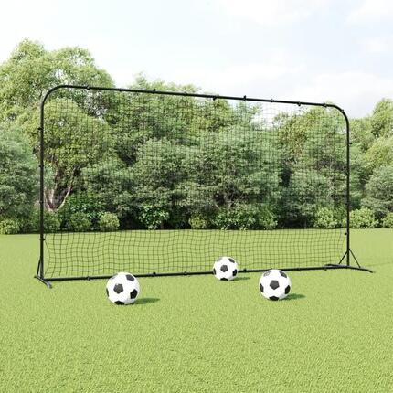 VidaXL Fußball-Rebounder 366 x 90 x 183 cm, Stahl und HDPE