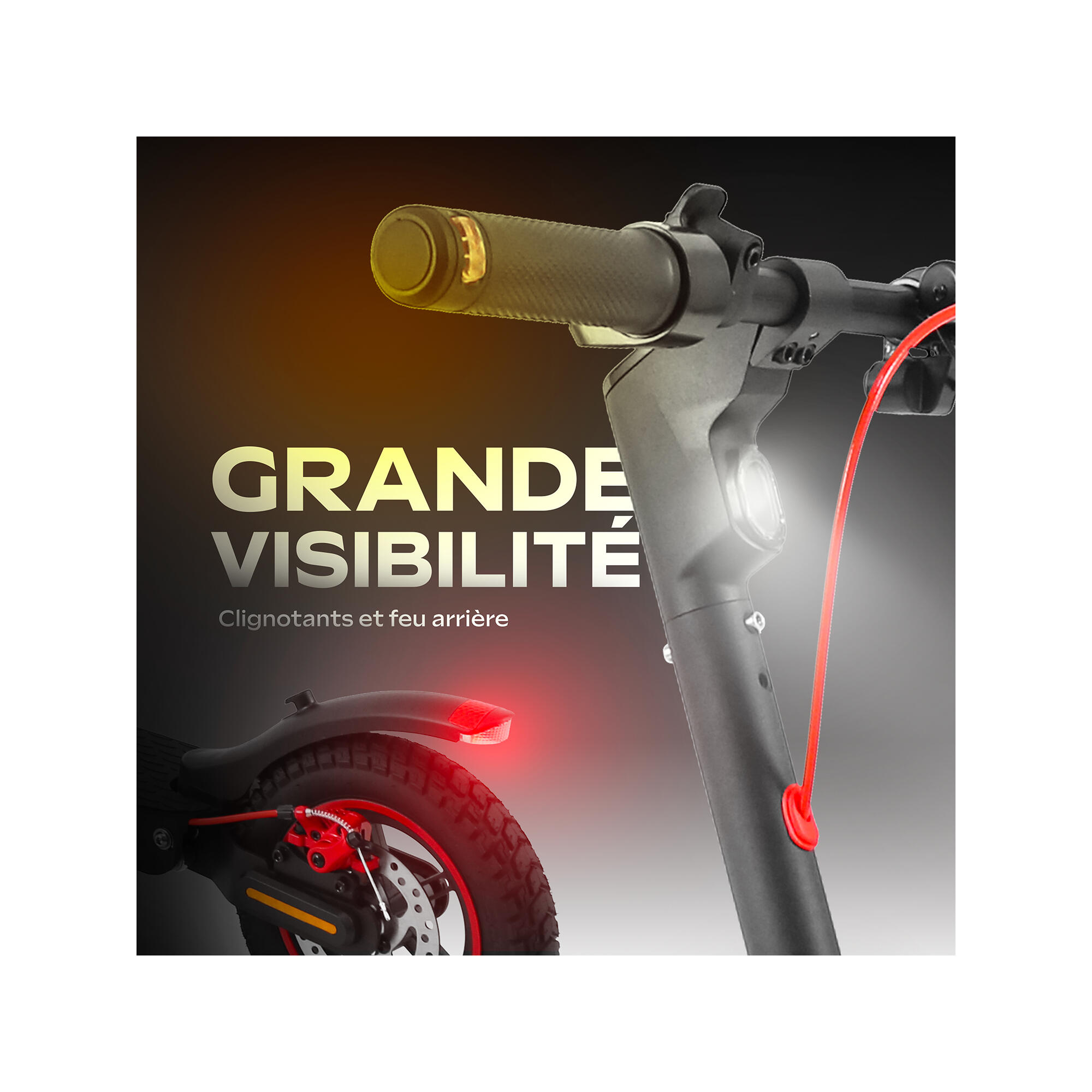 Trottinette Électrique Adulte 100 PRO 2 – 1100W - Jusqu'a 30 km 6/8