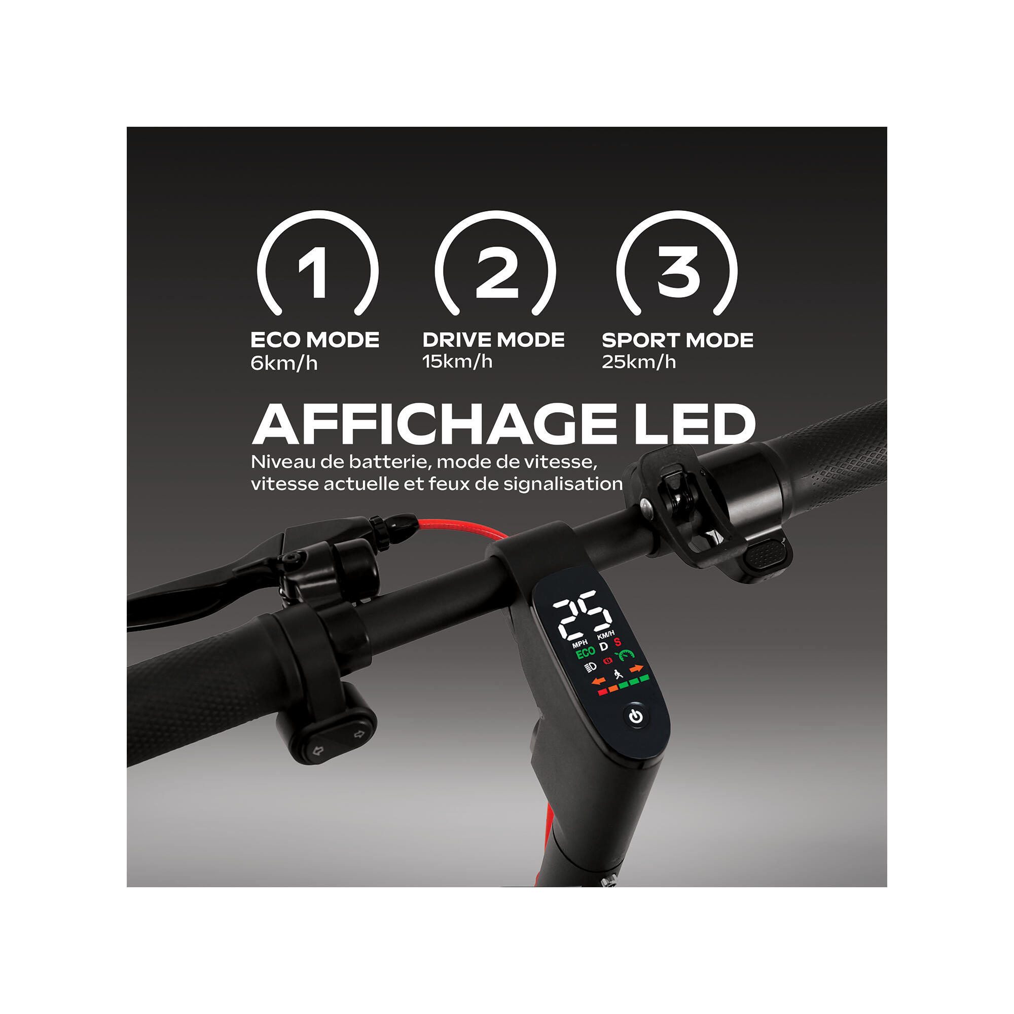 UrbanGlide 100 PRO 2 Elektrische Scooter  350W 10, 30 km, opvouwbaar en comforta 4/7
